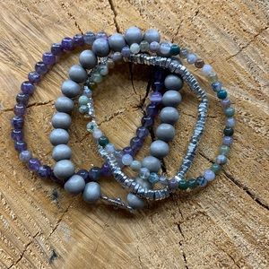 Flower Stack Essential Oil Bracelet